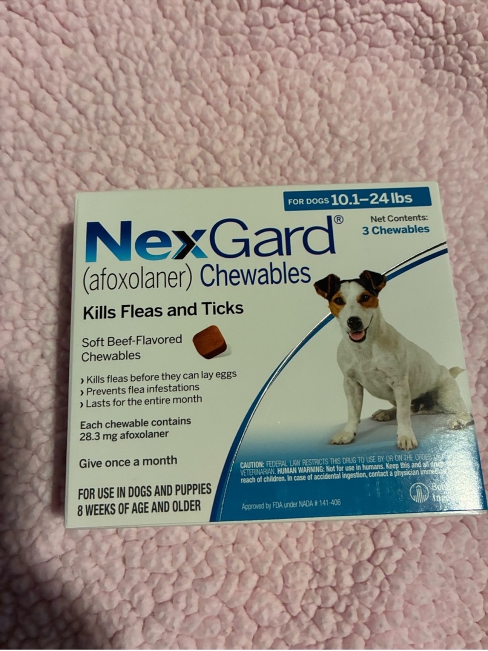 SALE Nexgard for Dogs 10.1–24 lbs - 3 pack
